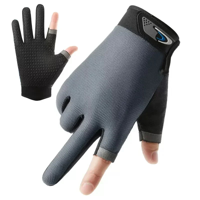 Two-Finger Touchscreen Gloves – Anti-Slip Sun-Proof Summer