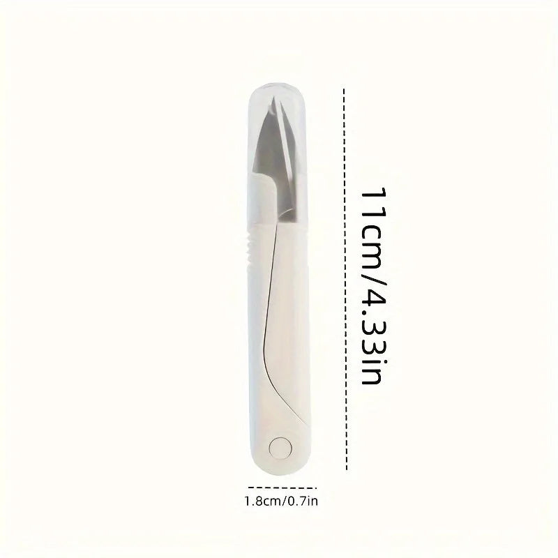 VIBE Scissors with Cover – Sharp Steel Blades for Sewing & Crafts