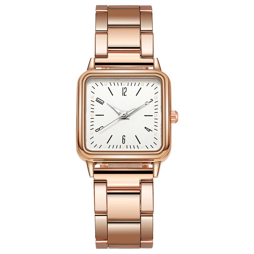 Unisex Luminous Quartz Watch – Casual Steel Band & Calendar