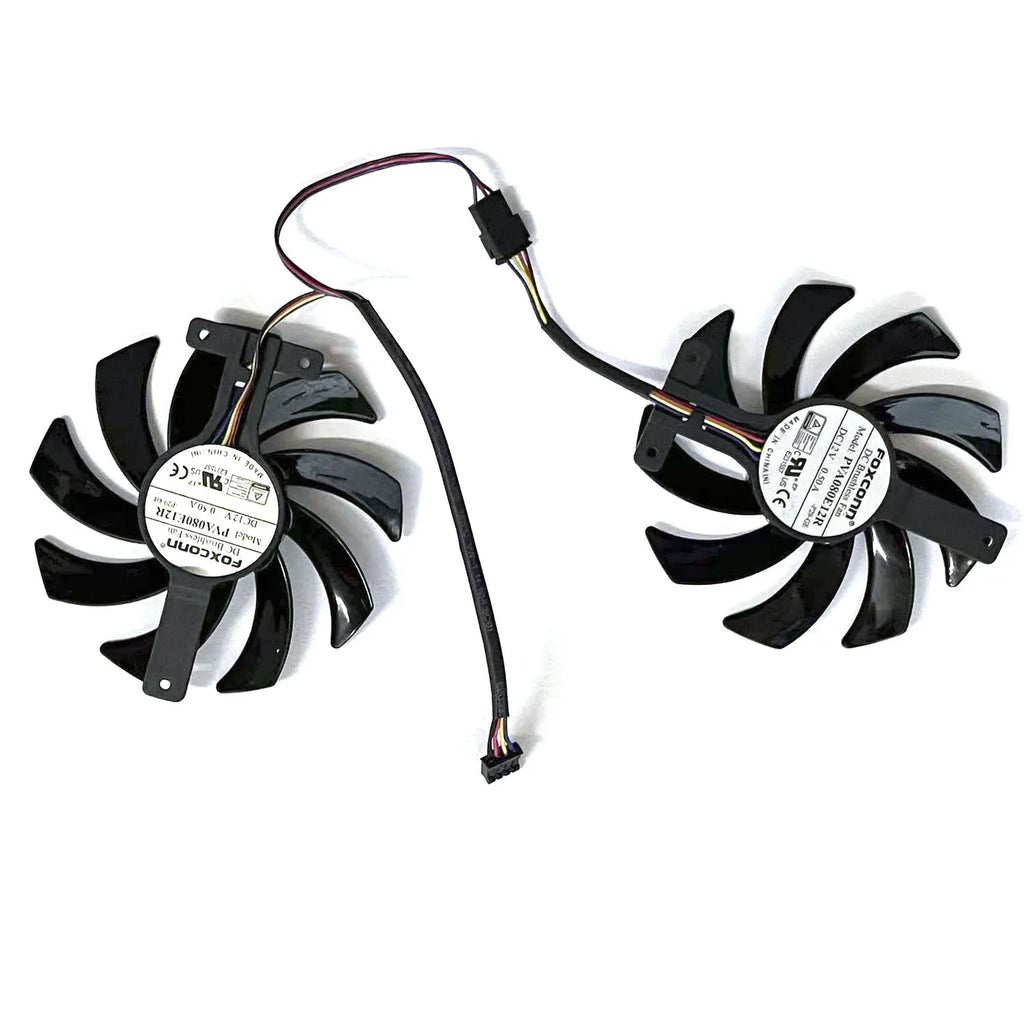 GPU Fan PVA080E12R 4-PIN for ASRock RX 570 590 5500XT 5600XT