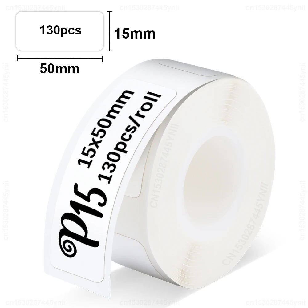 Labelwell P15 Thermal Label Tape for P12 P11 D30 Label Makers