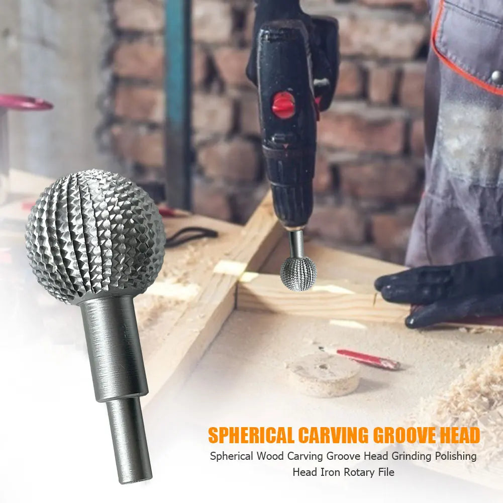 41.2mm Sphere Rotary Burr for Angle Grinder – Wood Carving