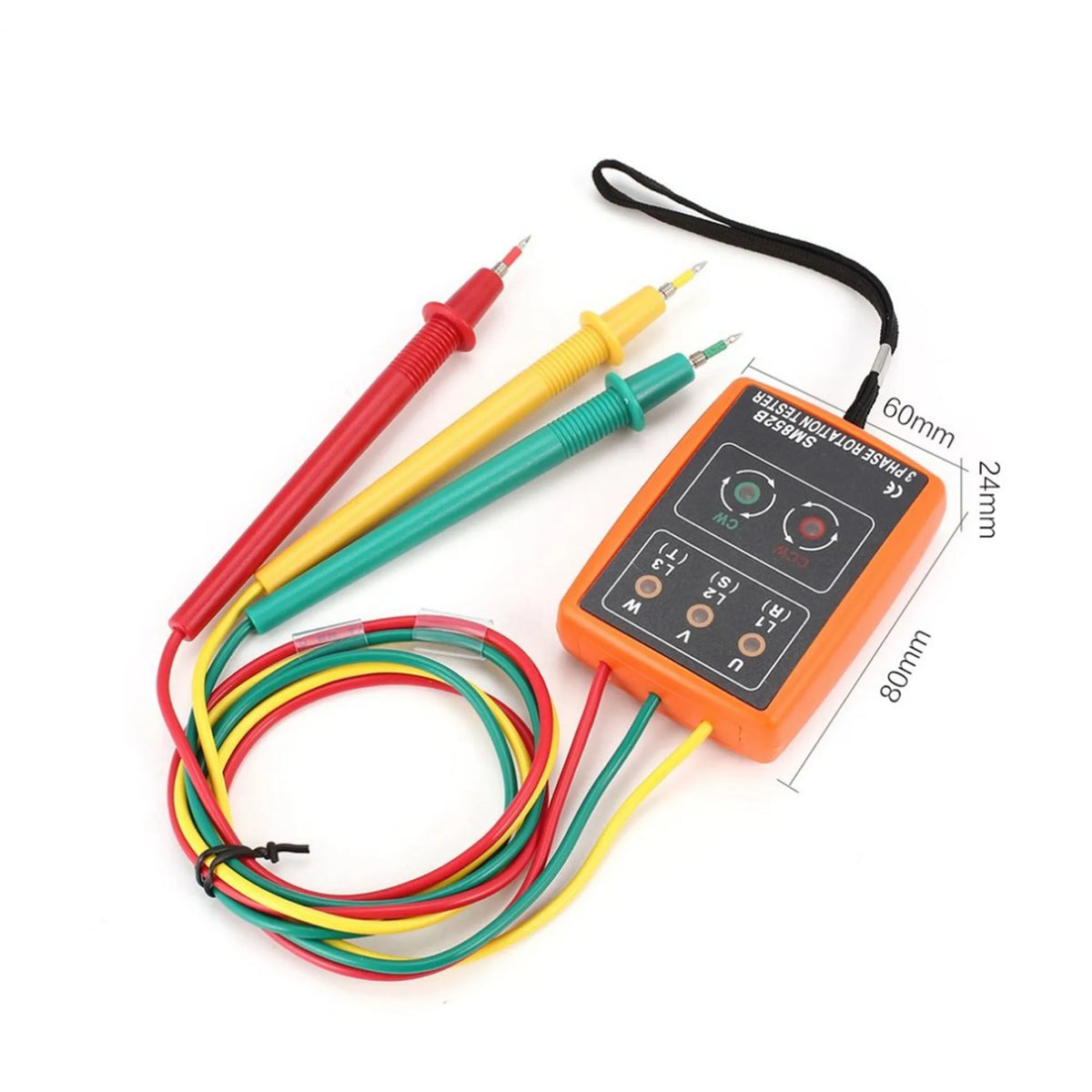 3-Phase Sequence Rotation Tester LED & Buzzer Indicator TD-LED02