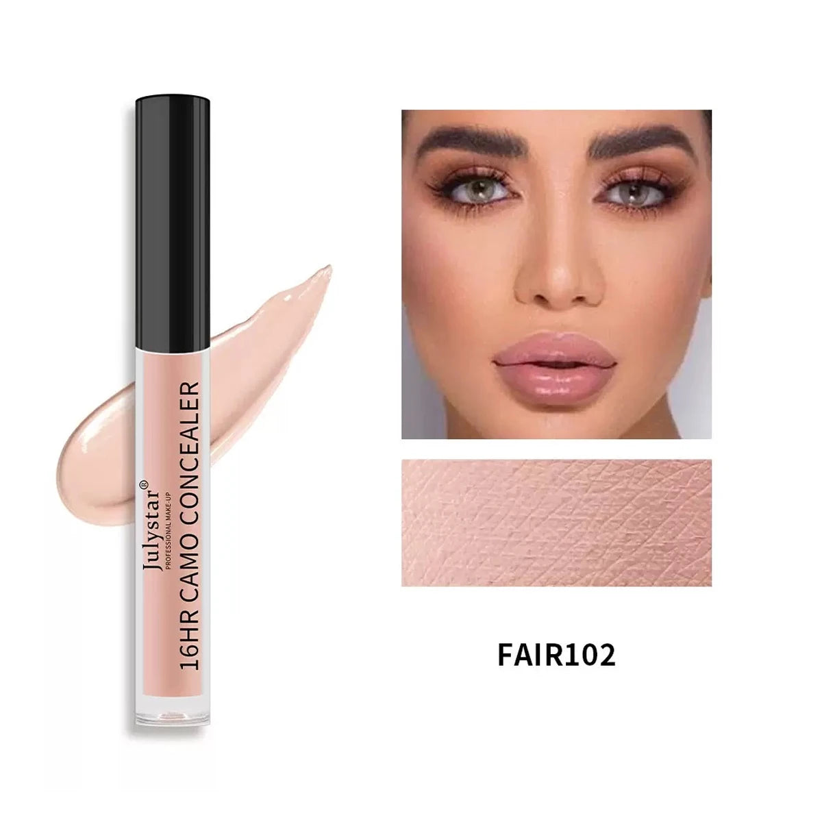 VIBE 6 Color Liquid Concealer – Full Coverage, All Skin Types