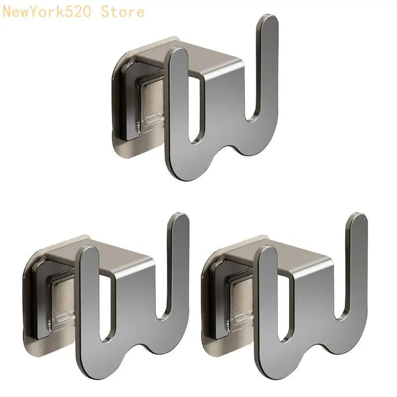No-Drill Wall-Mounted Slipper Rack – Space Aluminum Hook