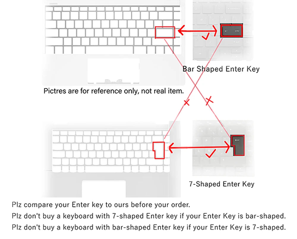 Backlit Keyboard for Dell XPS 13 9300 9310 – Multi-Layout