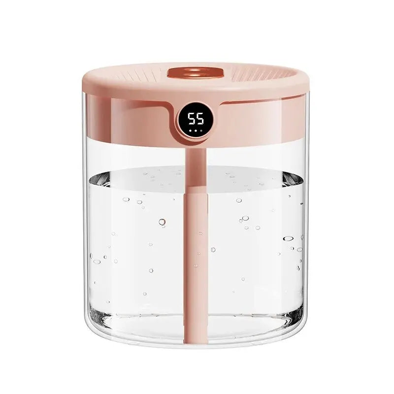 2L USB Dual Mist Humidifier – Ultra-Quiet Touch Control