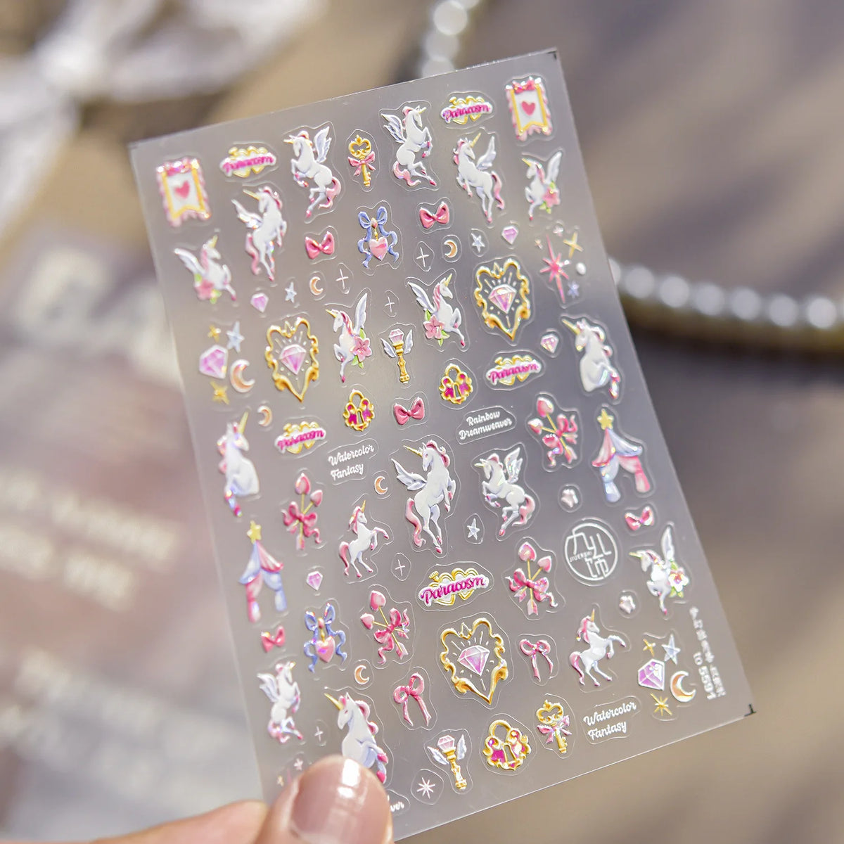 5D Embossed Teddy Bear Nail Art Stickers – DIY Manicure Decals