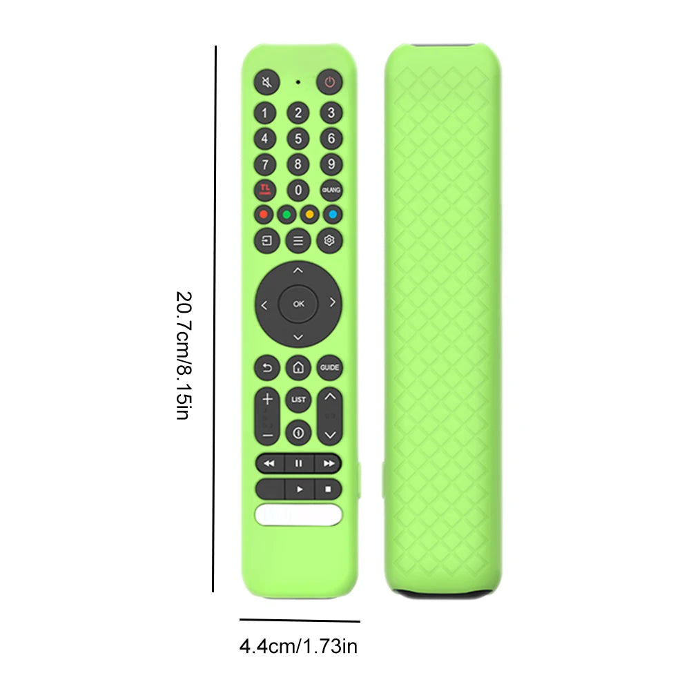 Silicone Remote Cover for TCL RC716 RC833 GUB1 – Glow Anti-Slip