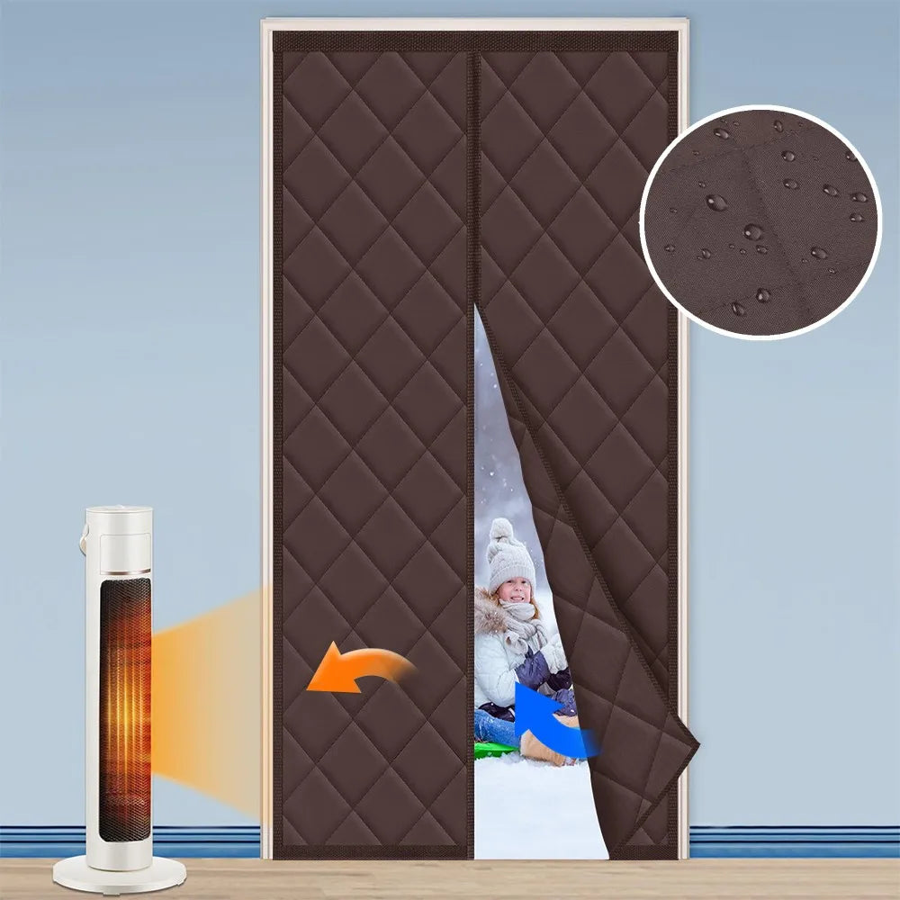 Magnetic Thermal Insulated Door Curtain – Windproof & Waterproof