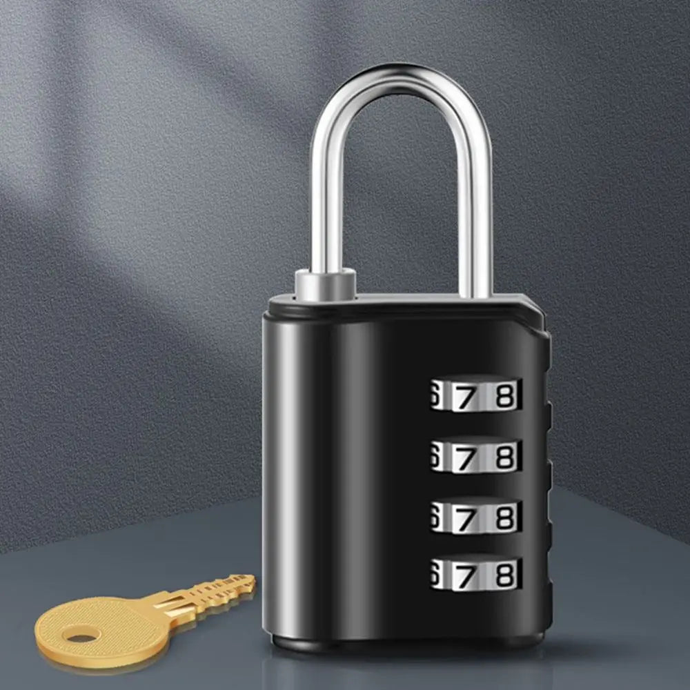4-Digit Combination Padlock – Waterproof Travel & Luggage Lock