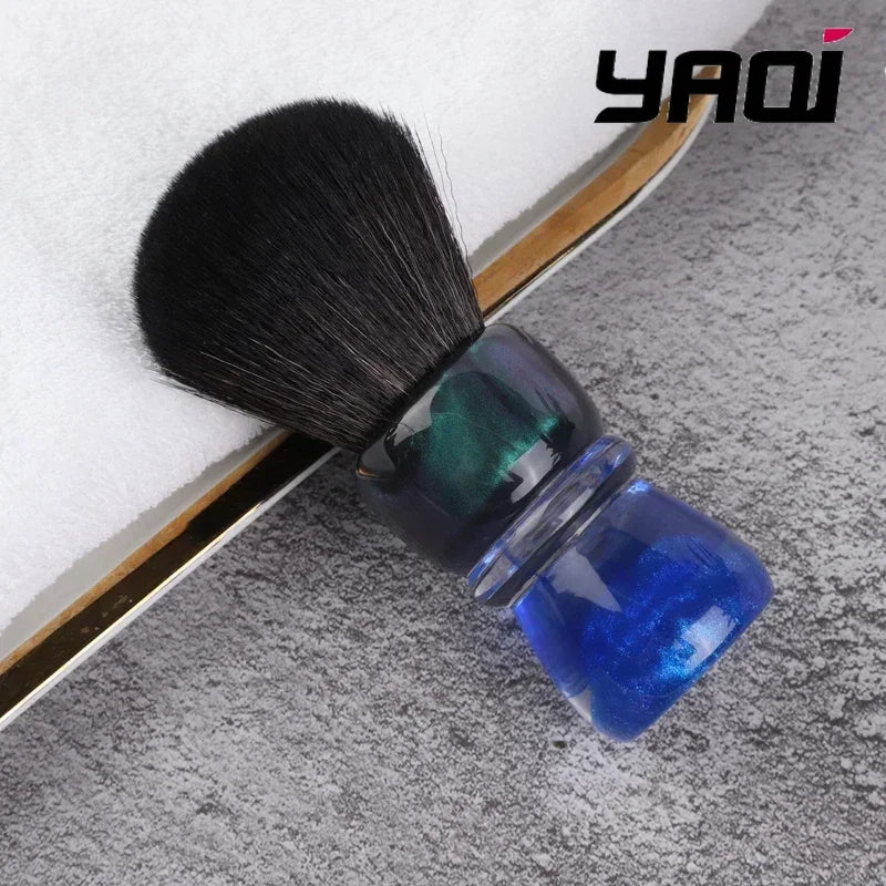 YAQI Ocean 28mm Synthetic Wet Shaving Brush | Resin Handle