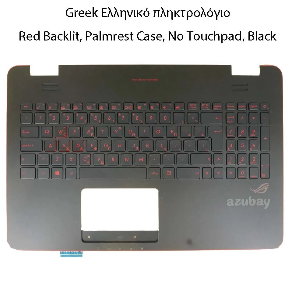 Backlit Keyboard Palmrest Cover for ASUS G551 G551JK G551JM G551JW