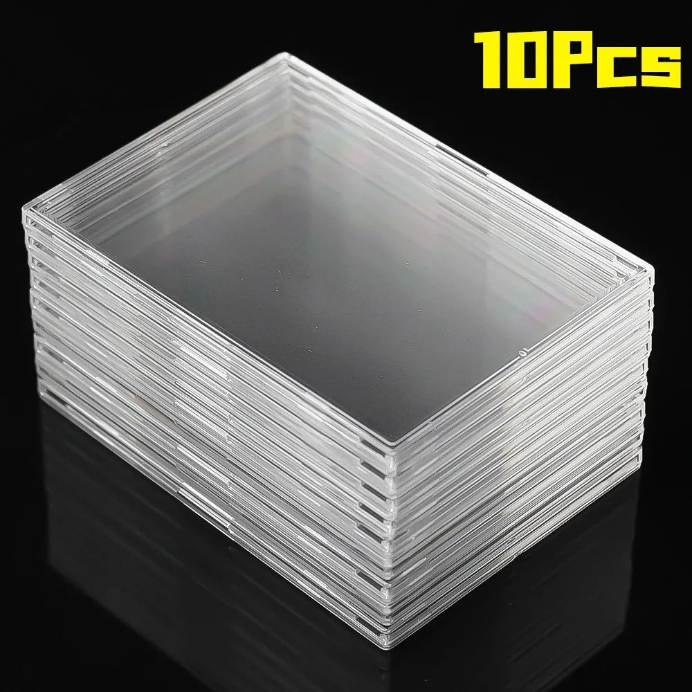 Acrylic Snap-Type Trading Card Holder Display Stand 5/10 Pack