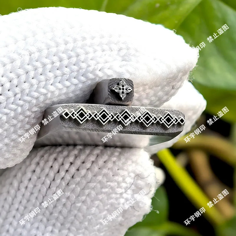 Steel Seal Chisel Ruyi Pattern – Bracelet & Ring Stamping Tool