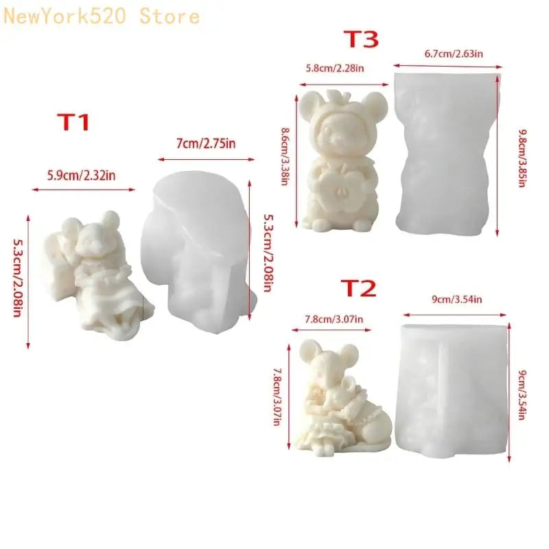 Mouse Silicone Mold – DIY Soap, Chocolate & Craft Mold