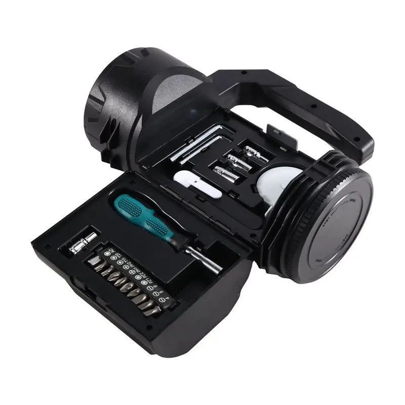 Portable Rechargeable LED Flashlight Camping Lantern Work Light