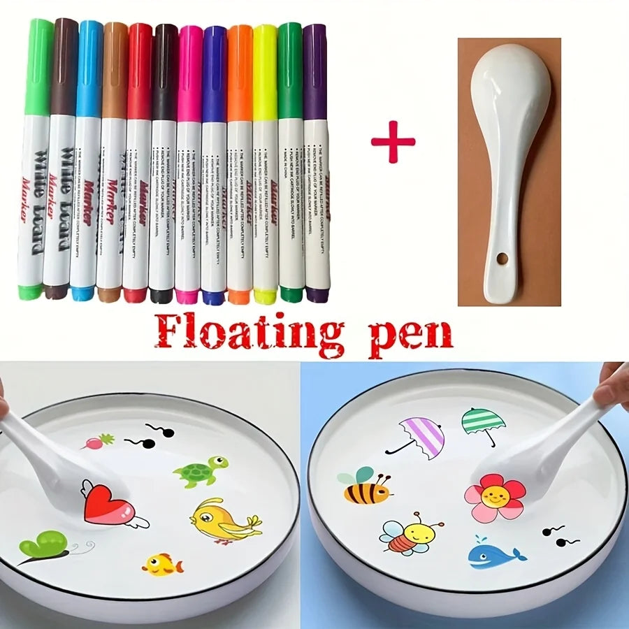 Magic Water Painting Pens – Floating Ink Marker Set | VIBE