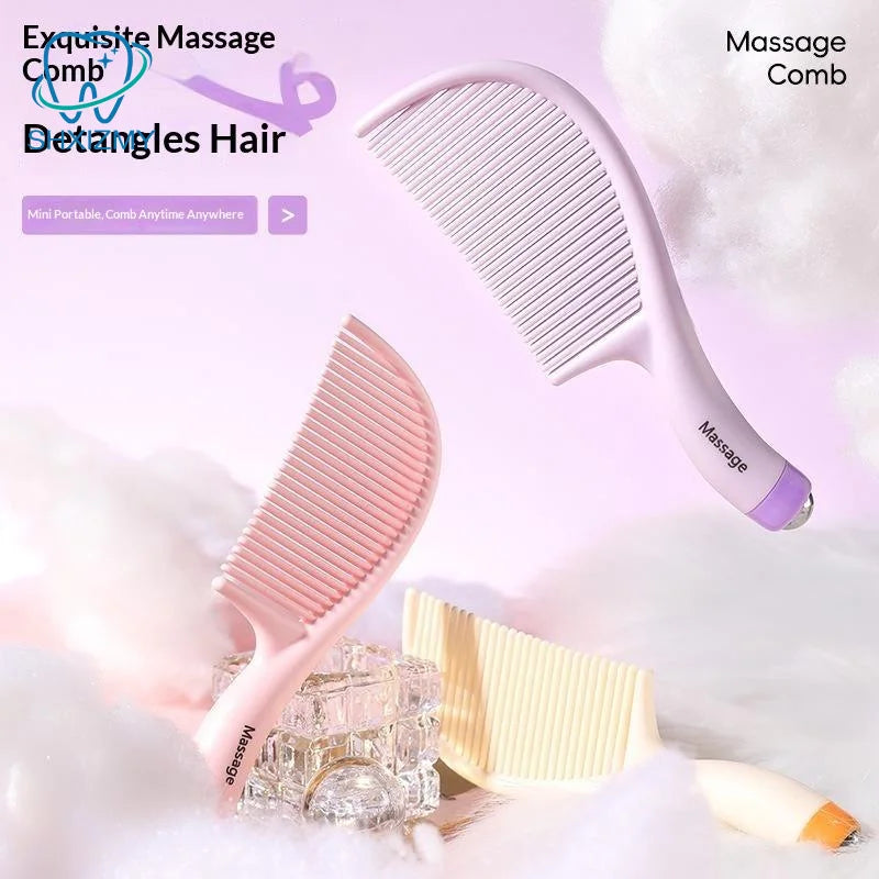 Roller Ball Massage Hair Comb – Anti-Static Detangling Brush