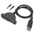 USB 2.0 SATA 13-Pin Optical Drive Adapter Cable for Laptop