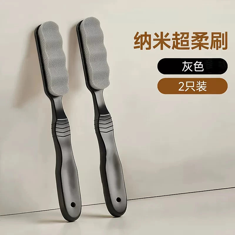 Long Handle Soft Bristle Shoe Brush – Sneaker Cleaner Tool