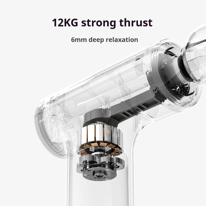VIBE Mini Massage Gun – 6 Speeds, Brushless, 12kg Thrust