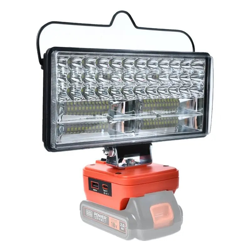 LED Work Light for BLACK+DECKER 20V Max Battery – Portable 8"
