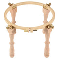 Adjustable Wooden Embroidery Hoop Stand – Cross Stitch Frame Rack