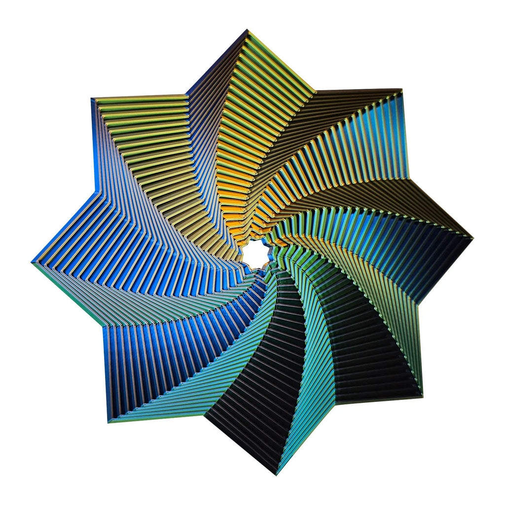 3D Printed Octagonal Fidget Toy – Geometric Sensory Spiral