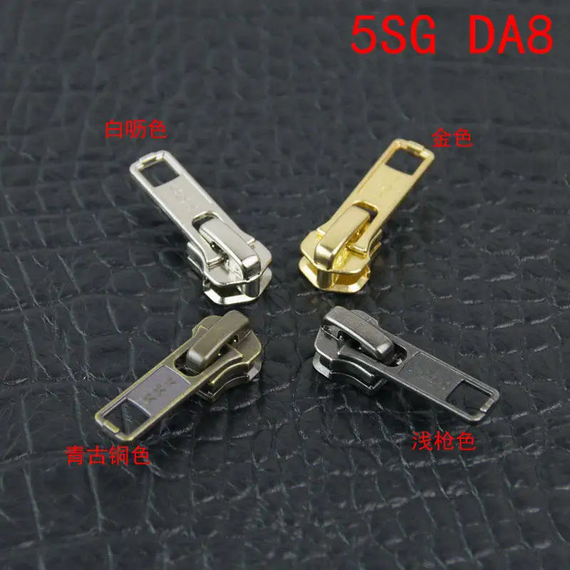 YKK5 Metal Zipper Slider – Nickel-Free for Clothing & Luggage
