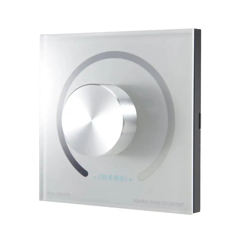 Wall Mounted PWM LED Strip Dimmer DC12V-24V Rotary Knob