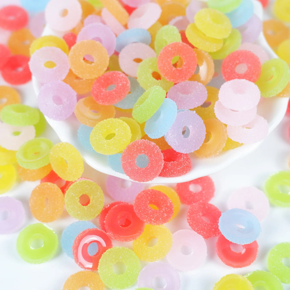 3D Dessert Nail Charms – 20PCS Resin Food Nail Art Decorations