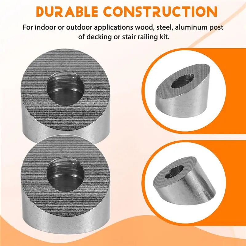 T316 Stainless Steel 30° Beveled Washer for Deck Cable Railing