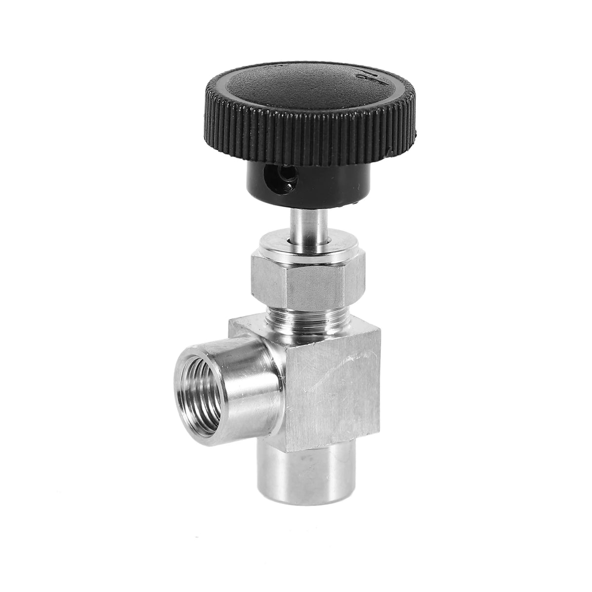 6-Pack SS304 Adjustable Needle Valve 1/4" BSP Right Angle