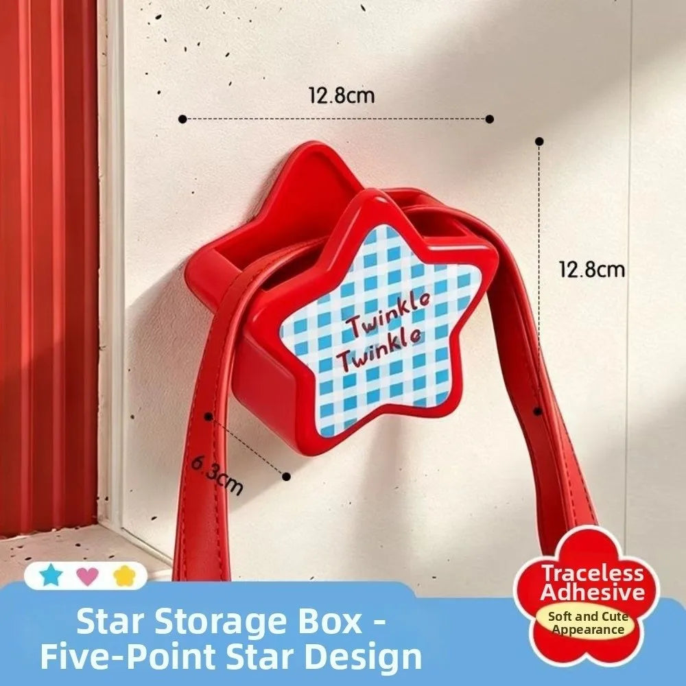 Magnetic Adhesive Remote Control Holder – Heart Star Flower