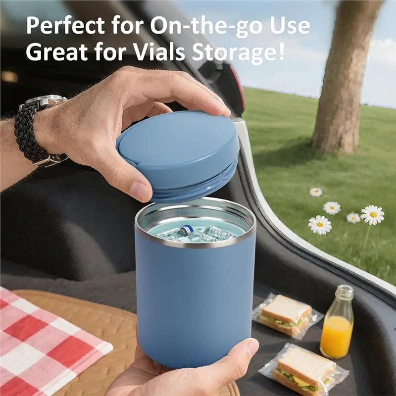 Silicone Vial Insert for Hydrapeak Food Jars 32/25/18 oz