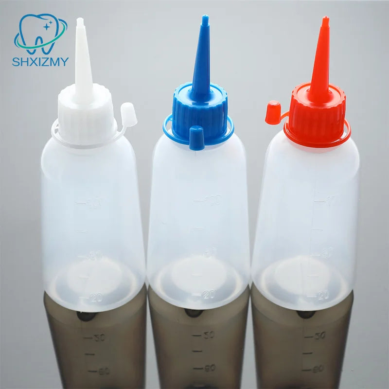 100ml Plastic Squeeze Bottle Pointed Tip Cap Liquid Dispenser