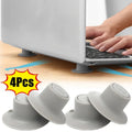 4-Pack Adjustable Laptop Cooling Stand with Suction Cup