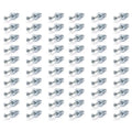 Zinc Self-Drilling Drywall Anchor Kit with Screws – 60 PCS