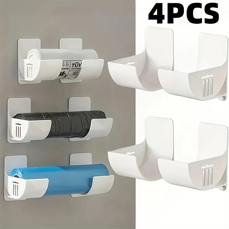 4-Pack No-Drill Over-Door Cabinet Organizer Storage Rack