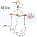 Hand-Woven Nutshell Wind Chime – Wicker Hanging Decor