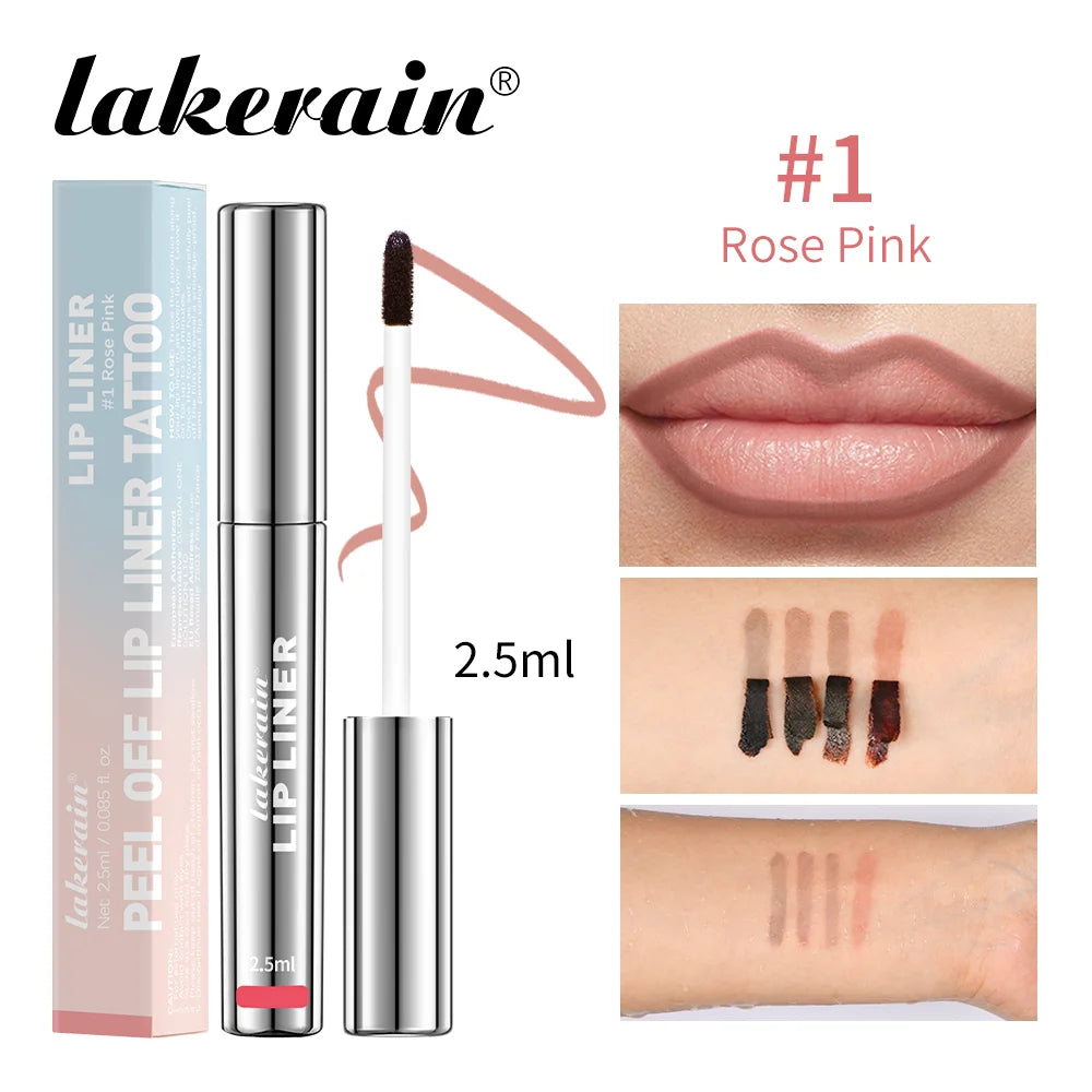 Peel-Off Lip Tint Liner – Waterproof Matte Long-Lasting Color