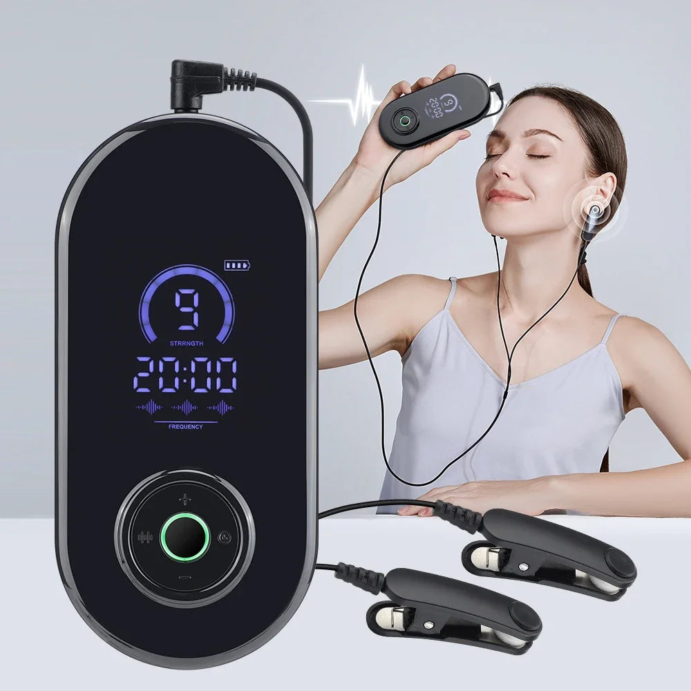 CES Ear Clip Sleep Aid Device – 3 Modes 9 Levels | Hailicare