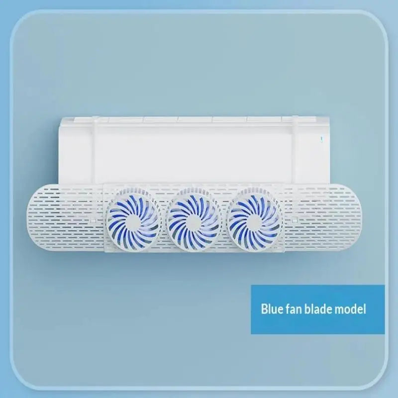 Gmarty AC Wind Deflector 3-Fan Air Baffle | Tool-Free Setup