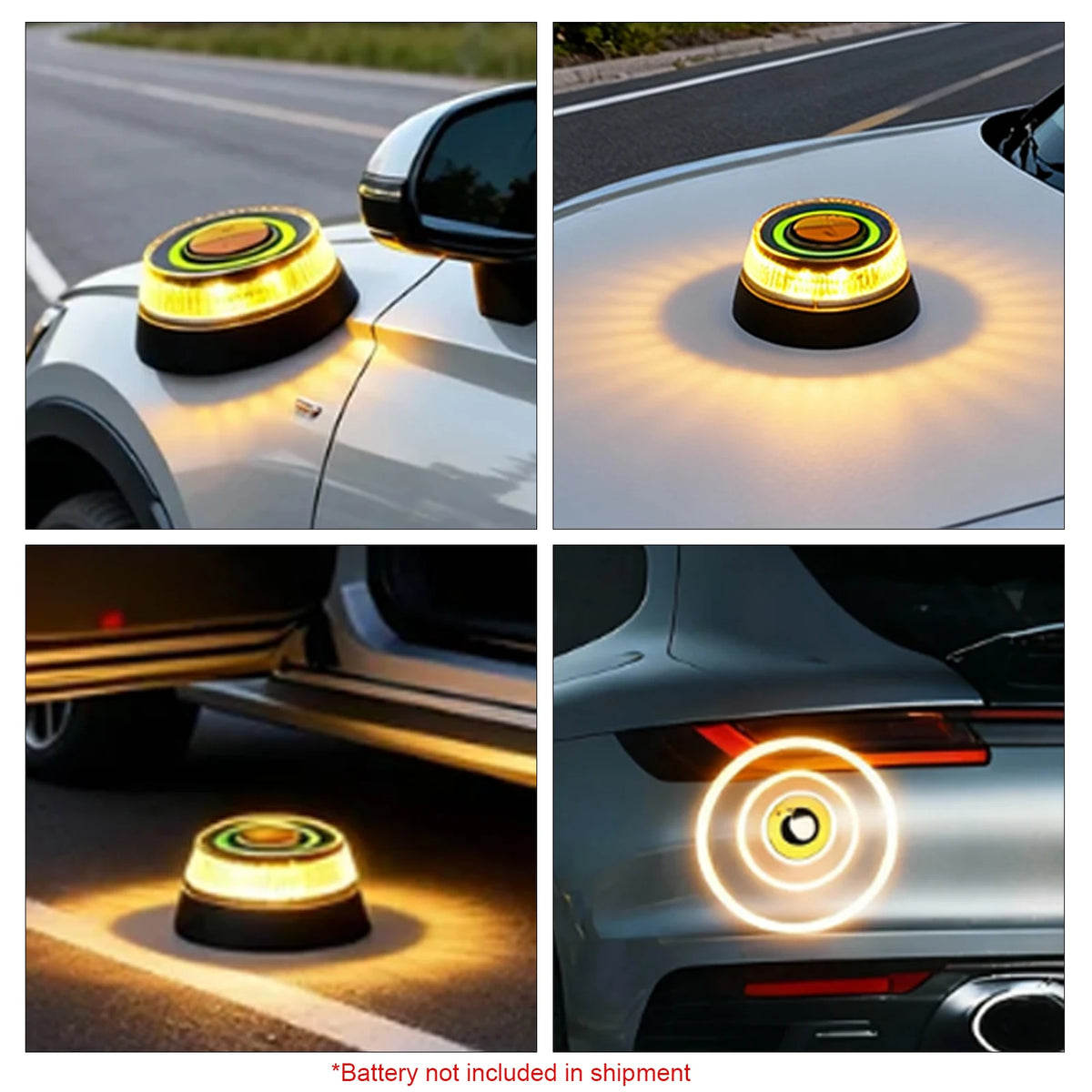 Car Emergency Beacon Strobe Light – LED Safety Warning Lamp