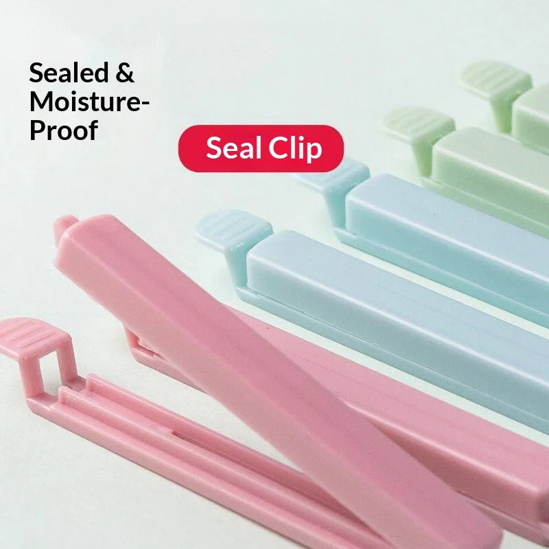 Plastic Food Bag Sealing Clips – Snack & Storage Clamps