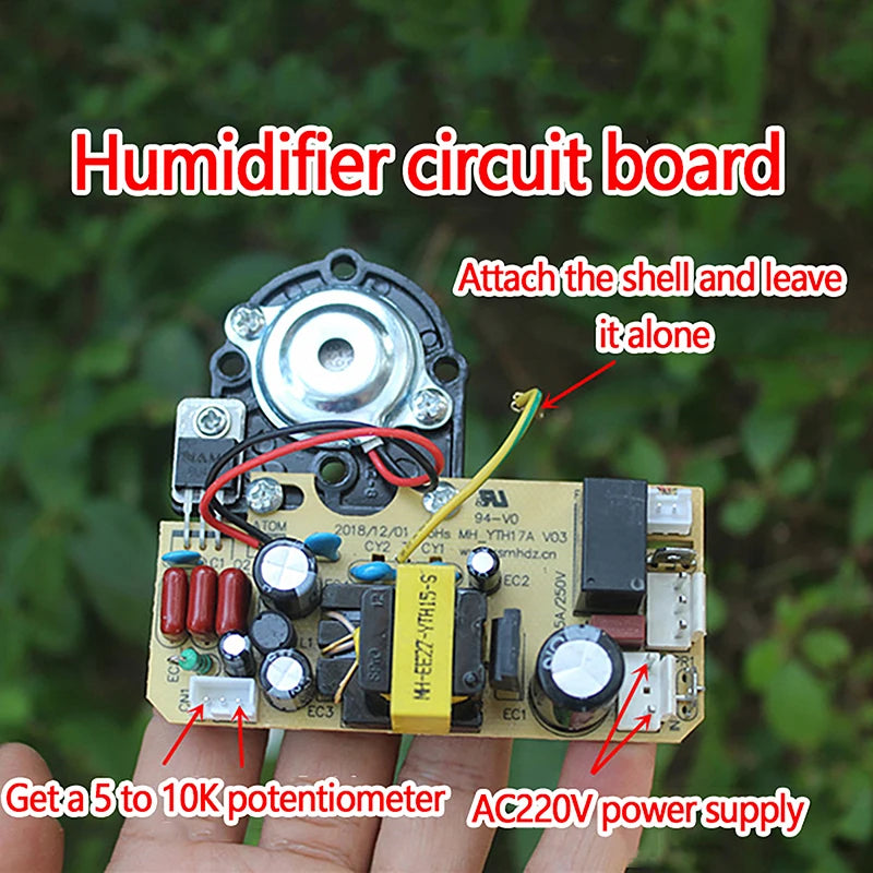 23W Universal Humidifier Atomizer Circuit Board Replacement