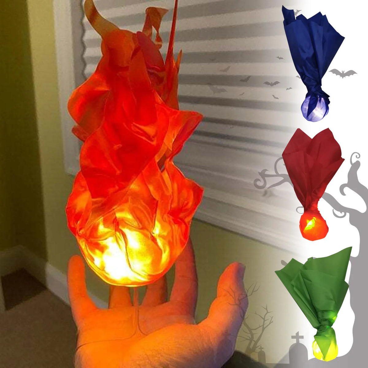 Floating Fireball LED Prop – Halloween Cosplay Party Light