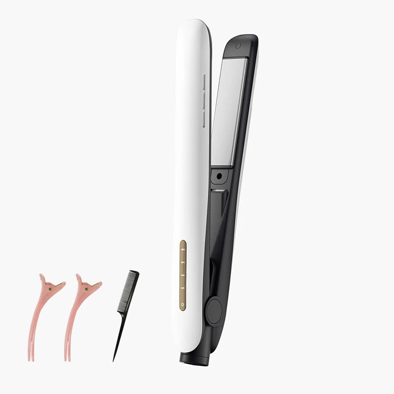 2-in-1 Travel Flat Iron – Ceramic Negative Ion Hair Straightener