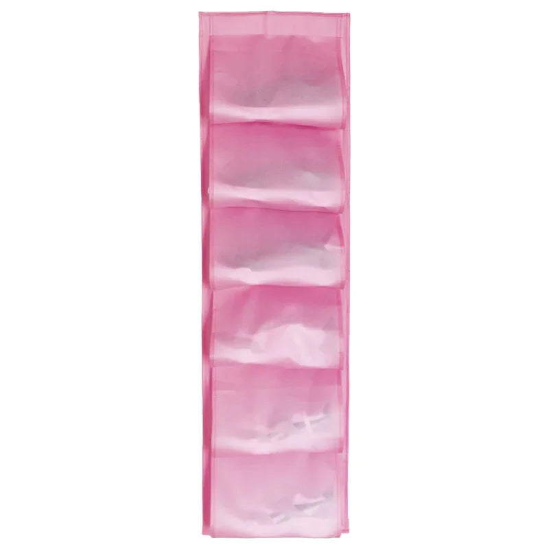 Hanging Shoe Organizer Bag – Multi-Layer Foldable Wardrobe Storage